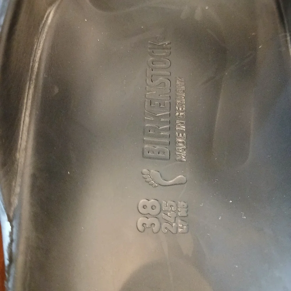 Birkenstock Arizona EVA Sandal Mens Size 38 Black Double Strap Lightweight 5863_6